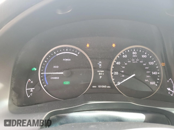 2013 Lexus ES 300h with VIN JTHBW1GG1D2025367, listed as a Copart auction lot 54745465 with 101,060 mi miles and Clean title. Bid and sale history available at DreamBid. Image 9.