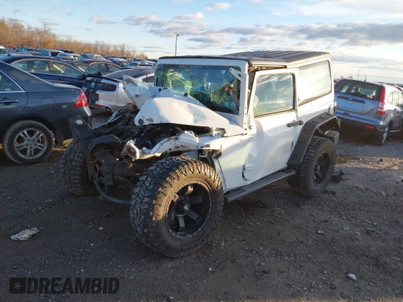 2015 Jeep Wrangler Sport with VIN 1C4AJWAG0FL516351, listed as a IAAI auction lot 41178594 with 49,700 mi miles and . Bid and sale history available at DreamBid. Image 16.