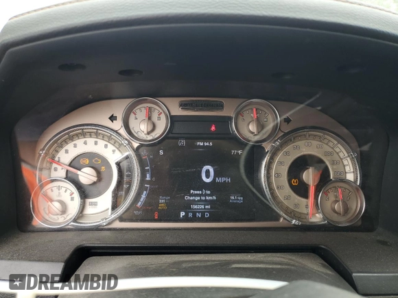 2013 Ram 1500 Laramie Longhorn with VIN 1C6RR7PT8DS522043, listed as a Copart auction lot 60427685 with 156,226 mi miles and Clean title. Bid and sale history available at DreamBid. Image 9.