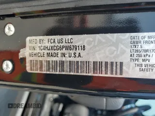 2023 Jeep Wrangler Rubicon с VIN 1C4HJXCG6PW679118, выставлен на аукционе Copart как лот 66469354 с пробегом 5 038 миль миль и Списание • Salvage title. История ставок и продаж доступна на DreamBid. Изображение 12.