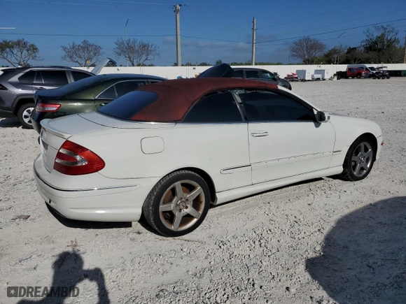 2005 Mercedes-Benz CLK-Class 5.0L with VIN WDBTK75JX5F120876, listed as a Copart auction lot 52415435 with 154,706 mi miles and Clean Title. Bid and sale history available at carsss.com. Image 3.