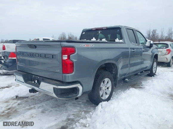 2019 Chevrolet Silverado 1500 LT with VIN 1GCRYDED2KZ308384, listed as a IAAI auction lot 41596693 with 61,162 mi miles. Bid and sale history available at carsss.com. Image 4.