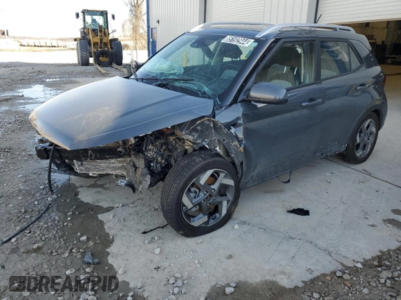 2024 Hyundai Venue Limited with VIN KMHRC8A38RU311652, listed as a Copart auction lot 46458545 with 14,272 mi miles and Salvage Title. Bid and sale history available at DreamBid. Image 1.