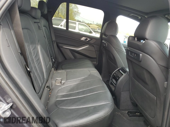 2019 BMW X5 xDrive40i with VIN 5UXCR6C51KLL64358, listed as a Copart auction lot 53716225 with 80,696 mi miles and Salvage title. Bid and sale history available at DreamBid. Image 11.