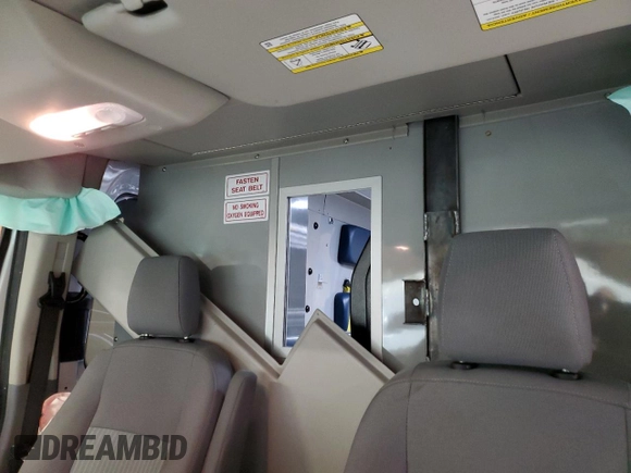 2018 Ford Transit with VIN 1FDYR2CM0JKA75589, listed as a Copart auction lot 48477245 with 65,267 mi miles and Salvage Title. Bid and sale history available at DreamBid. Image 10.