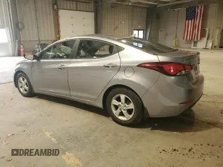 2015 Hyundai Elantra SE with VIN 5NPDH4AEXFH638165, listed as a Copart auction lot 55434945 with 46,740 mi miles and Salvage Title. Bid and sale history available at DreamBid. Image 2.