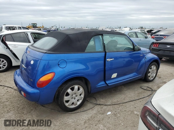 2005 Chrysler PT Cruiser with VIN 3C3AY55E35T316666, listed as a Copart auction lot 75451094 with 68,974 mi miles and Non Repairable. Bid and sale history available at DreamBid. Image 3.