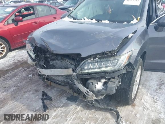2017 Acura RDX w/Technology Pkg with VIN 5J8TB4H52HL017621, listed as a IAAI auction lot 41512169 with 105,029 mi miles. Bid and sale history available at carsss.com. Image 6.