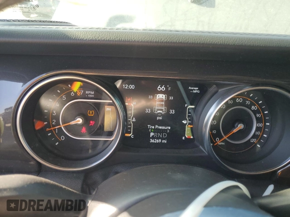 2021 Jeep Wrangler Unlimited Sahara Altitude with VIN 1C4HJXEG0MW632630, listed as a Copart auction lot 51428275 with 36,269 mi miles and Salvage title. Bid and sale history available at DreamBid. Image 9.