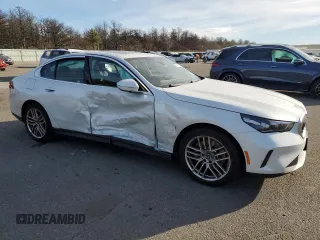 2024 BMW 5 Series 530i xDrive with VIN WBA53FJ01RCR84895, listed as a Copart auction lot 41431275 with 0 mi miles and Salvage Title. Bid and sale history available at carsss.com. Image 4.
