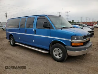 2016 Chevrolet Express Passenger LT with VIN 1GAZGPFG5G1170724, listed as a Copart auction lot 58849765 with Not provided miles and Salvage title. Bid and sale history available at DreamBid. Image 4.