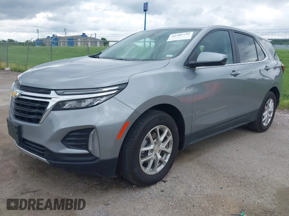 2024 Chevrolet Equinox LT with VIN 3GNAXKEG1RL366154, listed as a IAAI auction lot 42305732 with 23,334 mi miles and . Bid and sale history available at DreamBid. Image 18.