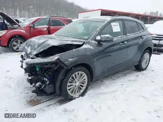 2018 Hyundai Kona SEL with VIN KM8K2CAA6JU129250, listed as a IAAI auction lot 41589904 with 77,786 mi miles. Bid and sale history available at carsss.com. Image 2.