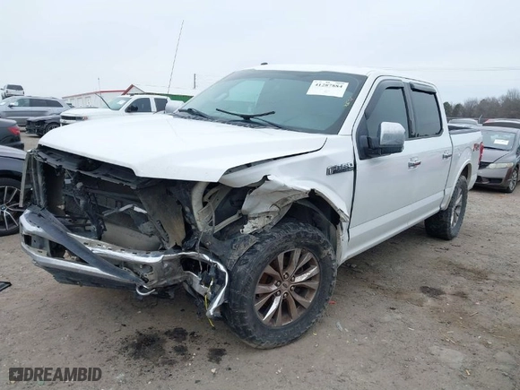 2017 Ford F-150 XL with VIN 1FTEW1EF9HFA70421, listed as a IAAI auction lot 41287884 with 105,630 mi miles. Bid and sale history available at carsss.com. Image 2.