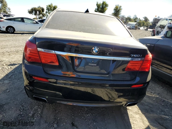 2011 BMW 7 Series 750i with VIN WBAKA8C57BCY36575, listed as a Copart auction lot 77526024 with 120,087 mi miles and Clean Title. Bid and sale history available at carsss.com. Image 6.