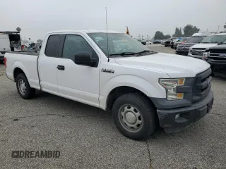 2015 Ford F-150 XL with VIN 1FTEX1CP7FKF05837, listed as a Copart auction lot 53962445 with 187,581 mi miles and Salvage title. Bid and sale history available at DreamBid. Image 4.