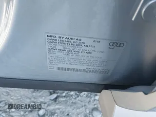 2018 Audi Q5 Prestige with VIN WA1CNAFYXJ2126447, listed as a IAAI auction lot 41033654 with 54,204 mi miles. Bid and sale history available at carsss.com. Image 9.