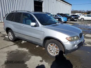 2004 BMW X5 3.0i with VIN 5UXFA135X4LU37785, listed as a Copart auction lot 42455994 with 0 mi miles and Clean Title. Bid and sale history available at carsss.com. Image 4.