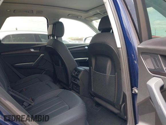 2021 Audi Q5 Premium with VIN WA1AAAFY7M2004975, listed as a IAAI auction lot 42190283 with 56,810 mi miles and . Bid and sale history available at DreamBid. Image 8.