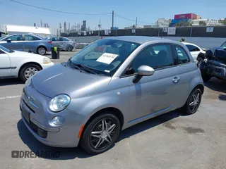 2015 FIAT 500 Pop with VIN 3C3CFFAR7FT741497, listed as a IAAI auction lot 42765120 with 102,348 mi miles and . Bid and sale history available at DreamBid. Image 2.
