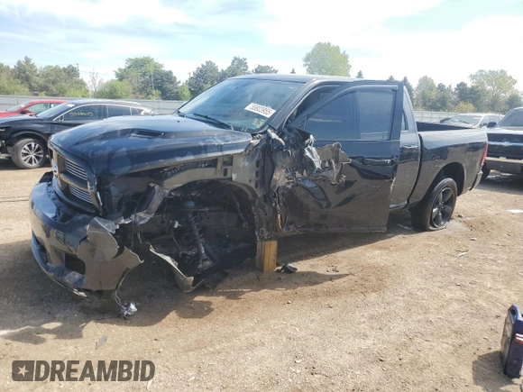 2012 Ram 1500 Sport with VIN 1C6RD7MT8CS188923, listed as a Copart auction lot 55803955 with 159,124 mi miles and Non repairable. Bid and sale history available at DreamBid. Image 1.