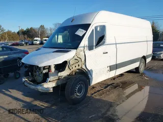 2020 Mercedes-Benz Sprinter Cargo with VIN W1W4ECHY6LT036958, listed as a IAAI auction lot 41502902 with 196,218 mi miles. Bid and sale history available at carsss.com. Image 2.