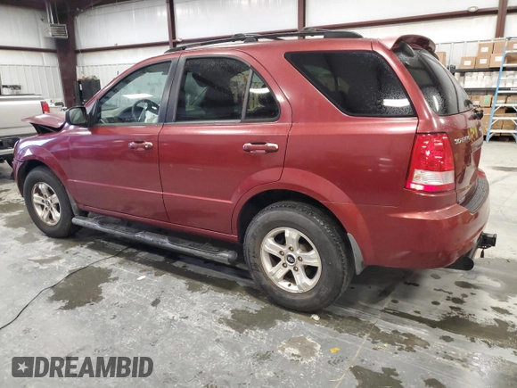 2005 Kia Sorento LX with VIN KNDJD733255391380, listed as a Copart auction lot 44764535 with 129,652 mi miles and Salvage Title. Bid and sale history available at carsss.com. Image 2.