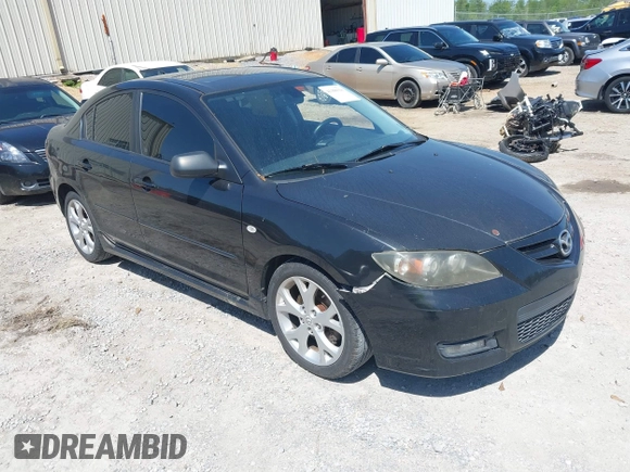 2007 Mazda 3 s Touring with VIN JM1BK323571631973, listed as a IAAI auction lot 41990310 with 287,946 mi miles. Bid and sale history available at carsss.com. Image 1.
