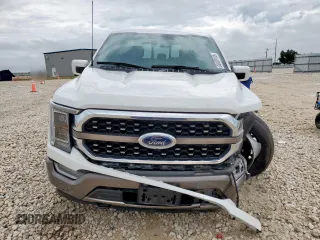 2023 Ford F-150 XL with VIN 1FTFW1ED6PFC00883, listed as a Copart auction lot 60438105 with 27,640 mi miles and Salvage title. Bid and sale history available at DreamBid. Image 5.