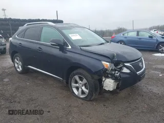 2010 Lexus RX 350 with VIN 2T2BK1BA9AC043740, listed as a IAAI auction lot 42005499 with 67,339 mi miles. Bid and sale history available at carsss.com. Image 1.
