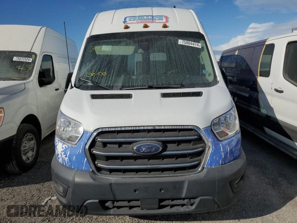 2020 Ford Transit with VIN 1FTRS4X80LKB20152, listed as a Copart auction lot 75804474 with Not Provided miles and Salvage Title. Bid and sale history available at DreamBid. Image 5.