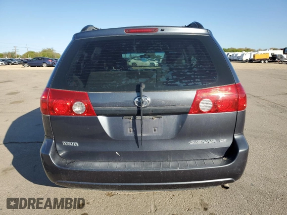 2006 Toyota Sienna CE with VIN 5TDZA23C56S562441, listed as a Copart auction lot 55182905 with 217,434 mi miles and Clean Title. Bid and sale history available at DreamBid. Image 6.