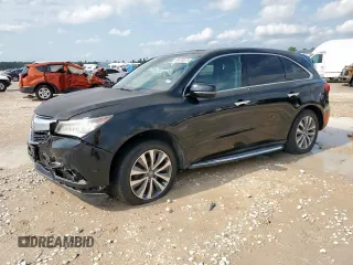 2014 Acura MDX Technology with VIN 5FRYD3H41EB005313, listed as a Copart auction lot 58978075 with 182,300 mi miles and Salvage title. Bid and sale history available at DreamBid. Image 1.