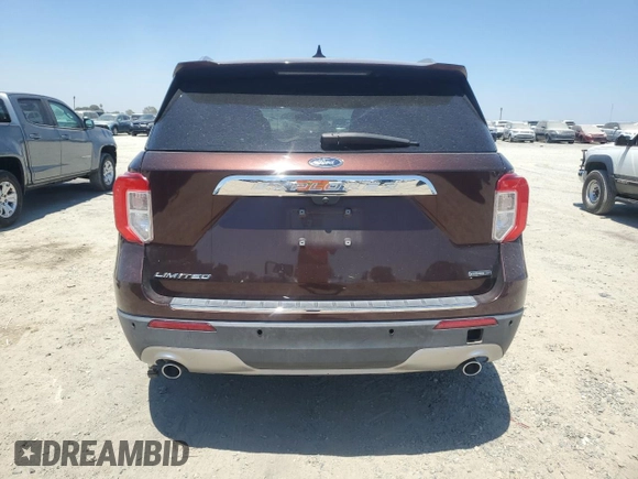 2020 Ford Explorer Limited z VIN 1FM5K8FW1LGA00705, wystawiony jako Copart lot #64450035 z przebiegiem 41 952 mil mil oraz Szkoda całkowita • Salvage title. Historia ofert i sprzedaży dostępna na DreamBid. Obrazek 6.