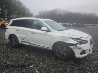 2017 Infiniti QX60 with VIN 5N1DL0MM3HC523024, listed as a Copart auction lot 50169055 with 81,521 mi miles and Salvage Title. Bid and sale history available at carsss.com. Image 4.