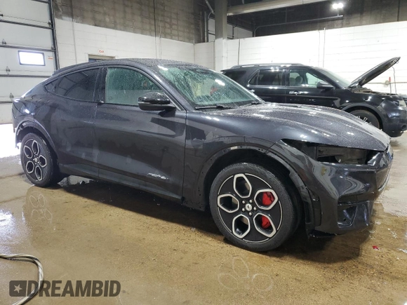 2021 Ford Mustang Mach-E GT with VIN 3FMTK4SE8MME00071, listed as a Copart auction lot 49921395 with 15,341 mi miles and Salvage Title. Bid and sale history available at DreamBid. Image 4.