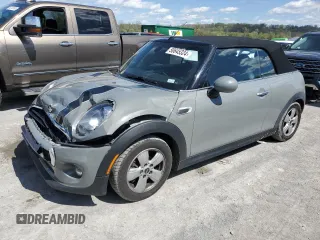 2016 MINI Convertible with VIN WMWWG5C57G3C19380, listed as a Copart auction lot 50645324 with 76,396 mi miles and Salvage Title. Bid and sale history available at DreamBid. Image 1.