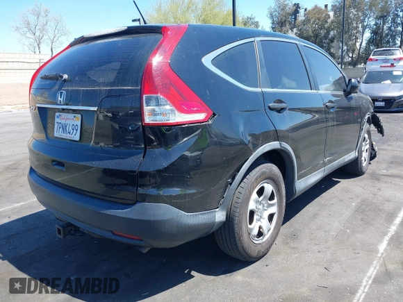 2014 Honda CR-V LX with VIN 3CZRM3H36EG704499, listed as a IAAI auction lot 41966876 with 74,054 mi miles. Bid and sale history available at carsss.com. Image 4.