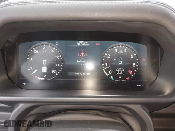2020 Land Rover Defender X with VIN SALEXEEU9L2030559, listed as a IAAI auction lot 42323334 with 41,325 mi miles and . Bid and sale history available at DreamBid. Image 7.