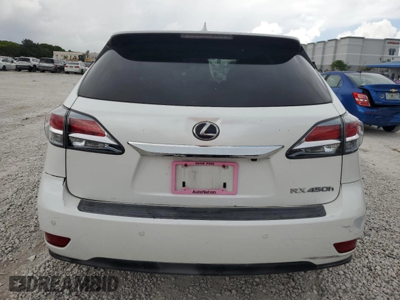 2014 Lexus RX 450h with VIN JTJZB1BA1E2413549, listed as a Copart auction lot 63016085 with 252,309 mi miles and Clean title. Bid and sale history available at DreamBid. Image 6.
