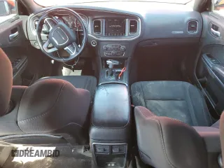 2018 Dodge Charger SXT Plus with VIN 2C3CDXHG9JH325579, listed as a Copart auction lot 46417395 with 101,430 mi miles and Salvage Title. Bid and sale history available at carsss.com. Image 8.