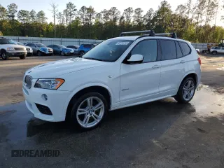 2013 BMW X3 xDrive35i with VIN 5UXWX7C54DL980857, listed as a Copart auction lot 52776115 with 88,363 mi miles and Salvage Title. Bid and sale history available at DreamBid. Image 1.
