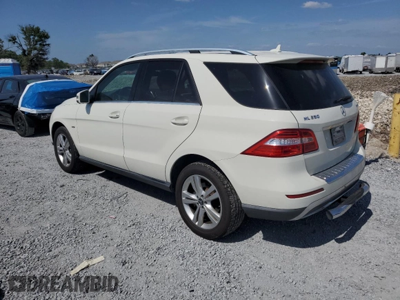 2012 Mercedes-Benz M 350 with VIN 4JGDA2EB1CA026346, listed as a Copart auction lot 54431235 with 170,187 mi miles and Clean Title. Bid and sale history available at DreamBid. Image 2.
