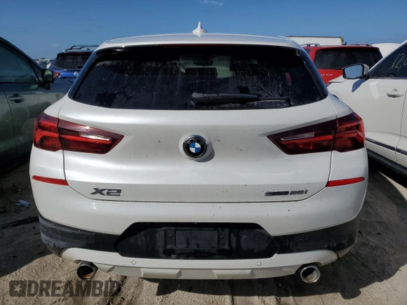 2021 BMW X2 sDrive28i with VIN WBXYH9C08M5S77485, listed as a Copart auction lot 76514664 with 0 mi miles and Non Repairable. Bid and sale history available at carsss.com. Image 6.