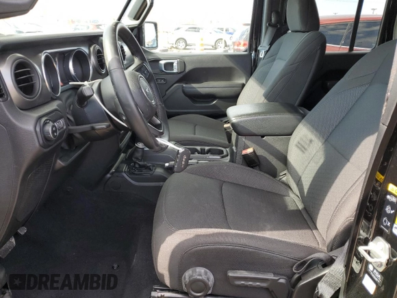 2022 Jeep Gladiator Willys with VIN 1C6HJTAG8NL150240, listed as a Copart auction lot 45631715 with 14,170 mi miles and Salvage title. Bid and sale history available at DreamBid. Image 7.
