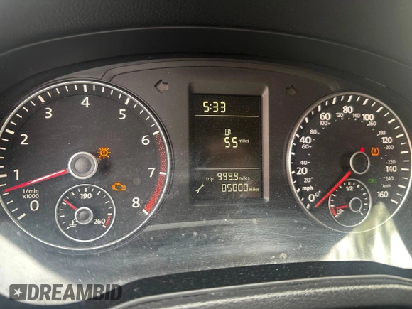 2014 Volkswagen Passat Wolfsburg Edition с VIN 1VWAT7A34EC065367, выставлен на аукционе Copart как лот 60574015 с пробегом 85 800 миль миль и Чистый • Clean title. История ставок и продаж доступна на DreamBid. Изображение 8.