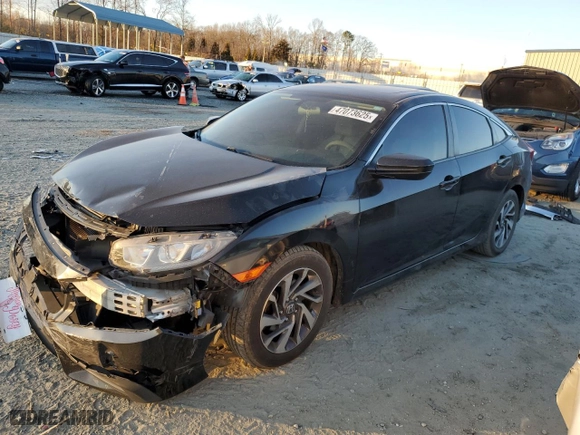 2017 Honda Civic Sedan EX with VIN 2HGFC2F70HH546467, listed as a Copart auction lot 47073625 with 163,530 mi miles and Salvage Title. Bid and sale history available at carsss.com. Image 1.
