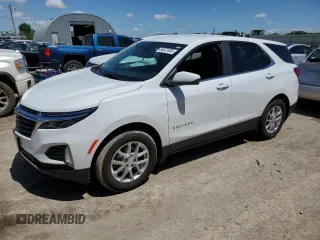 2023 Chevrolet Equinox LT with VIN 3GNAXTEG8PS165957, listed as a Copart auction lot 54872405 with 26,589 mi miles and Salvage title. Bid and sale history available at DreamBid. Image 1.