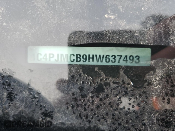 2017 Jeep Cherokee Latitude z VIN 1C4PJMCB9HW637493, wystawiony jako Copart lot #47824655 z przebiegiem 100 395 mil mil oraz Szkoda całkowita • Salvage title. Historia ofert i sprzedaży dostępna na DreamBid. Obrazek 14.