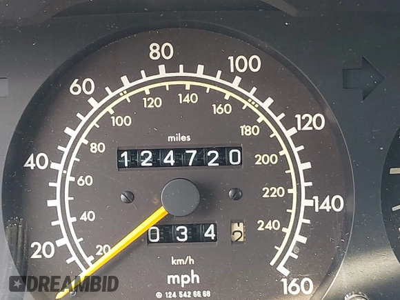 1987 Mercedes-Benz 300 with VIN WDBEA30D8HA397811, listed as a IAAI auction lot 41868336 with 124,720 mi miles. Bid and sale history available at carsss.com. Image 16.